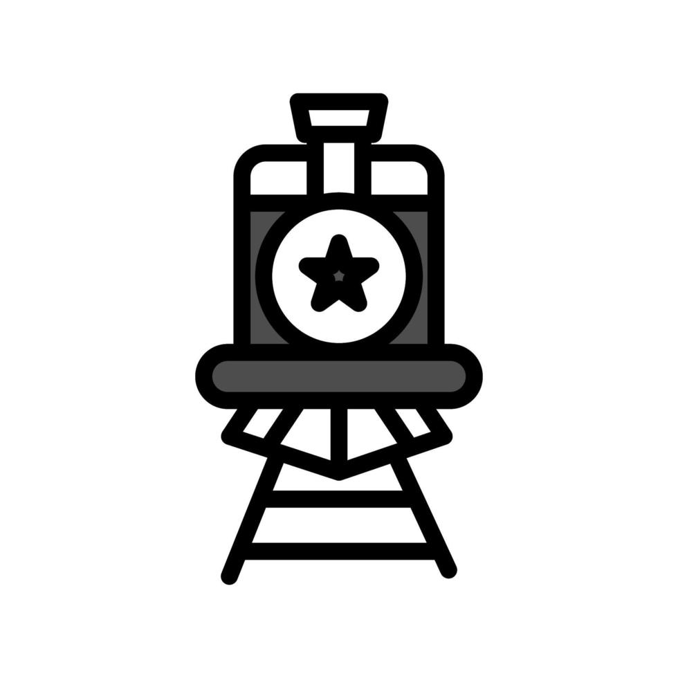 ilustración vectorial gráfico del icono del tren vector