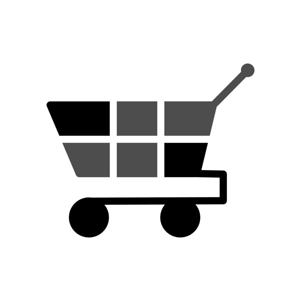 ilustración vectorial gráfico del icono del carrito de la compra vector