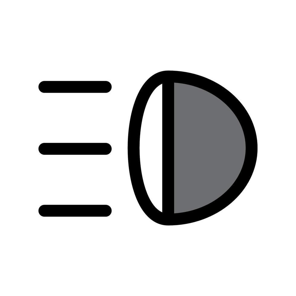 Illustration Vector Graphic of Fog Lamp icon