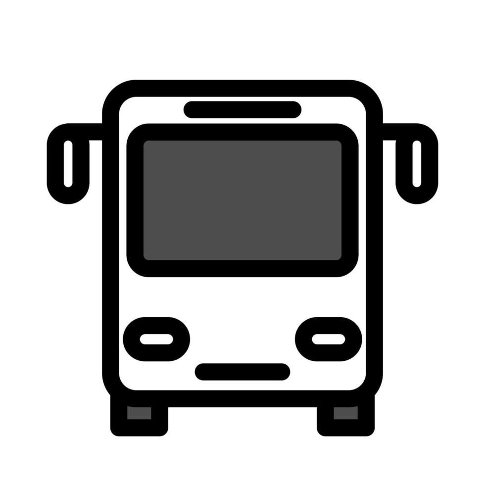 ilustración vectorial gráfico del icono del autobús vector