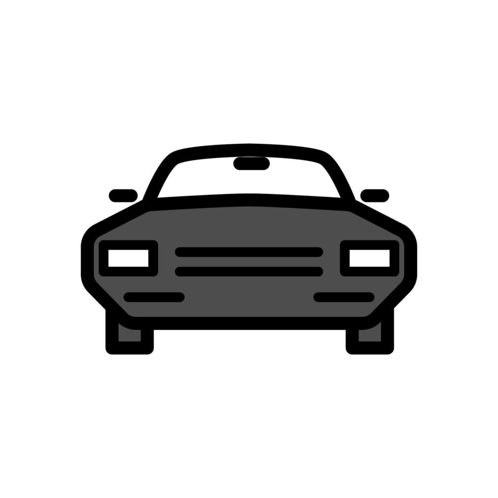 ilustración vectorial gráfico del icono del coche vector