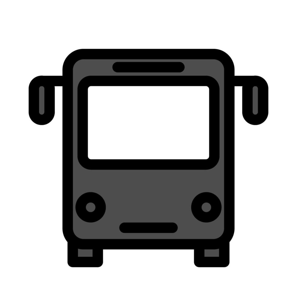 ilustración vectorial gráfico del icono del autobús vector