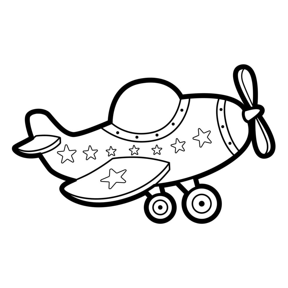 Coloring book or page vector