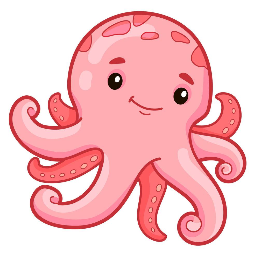 Cute octopus cartoon 8725559 Vector Art at Vecteezy