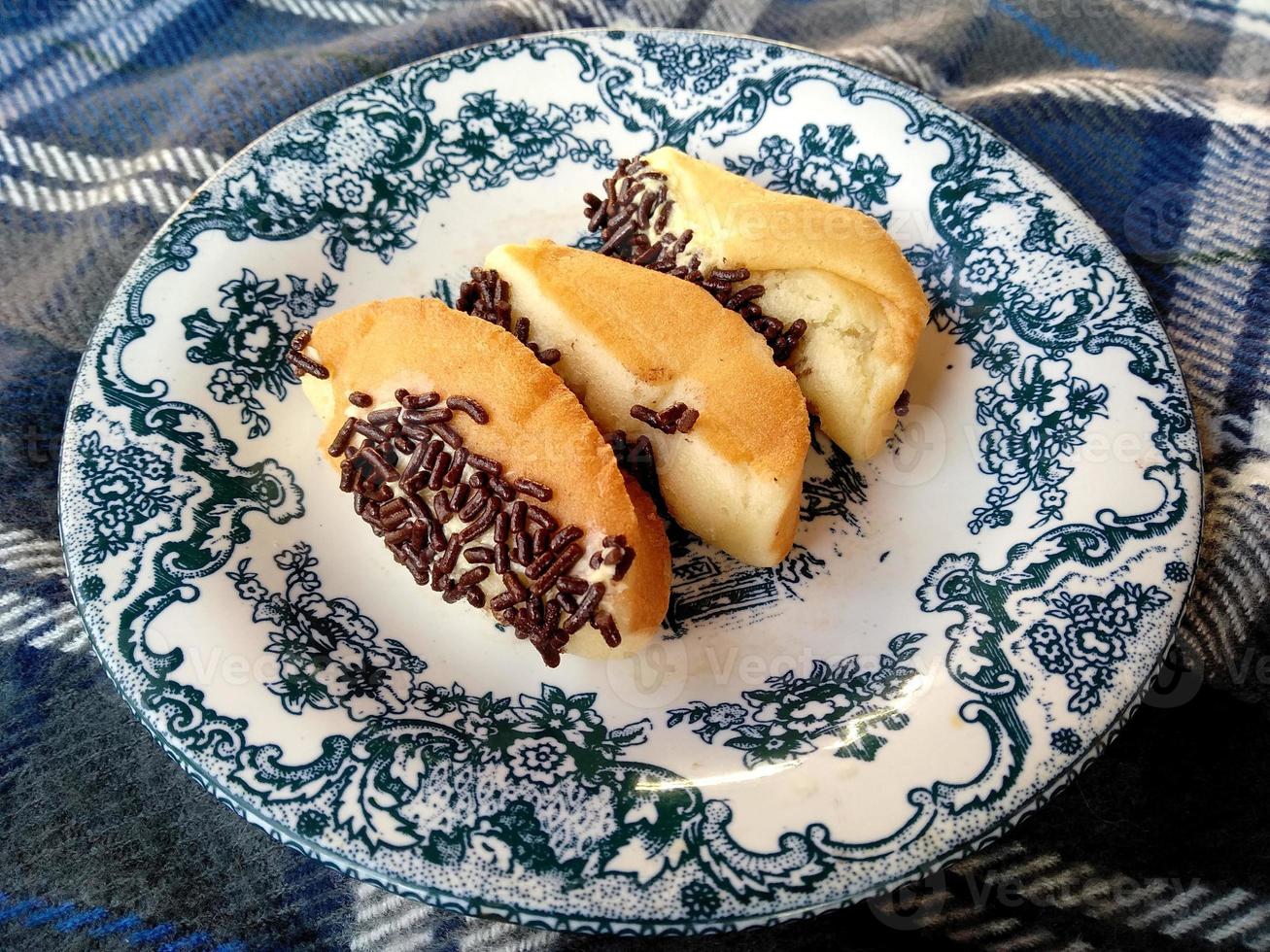 Kue khas Bali or Balinese specialty cakes. Traditional Indonesian culinary food photo