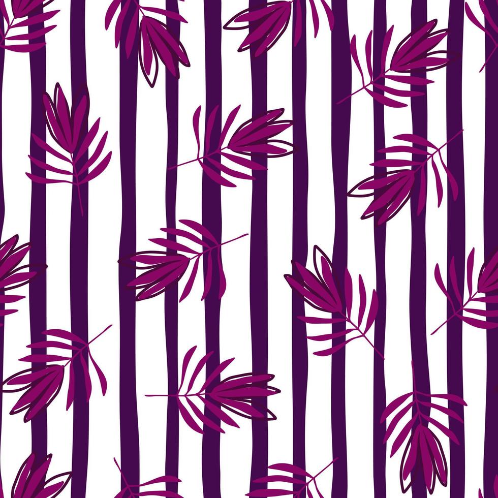 Tropical flowers seamless pattern. Tropical palm leaves wallpaper. vector