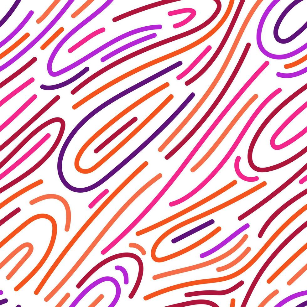 Freehand linear seamless pattern. Doodle style. Hand drawn line endless wallpaper. vector