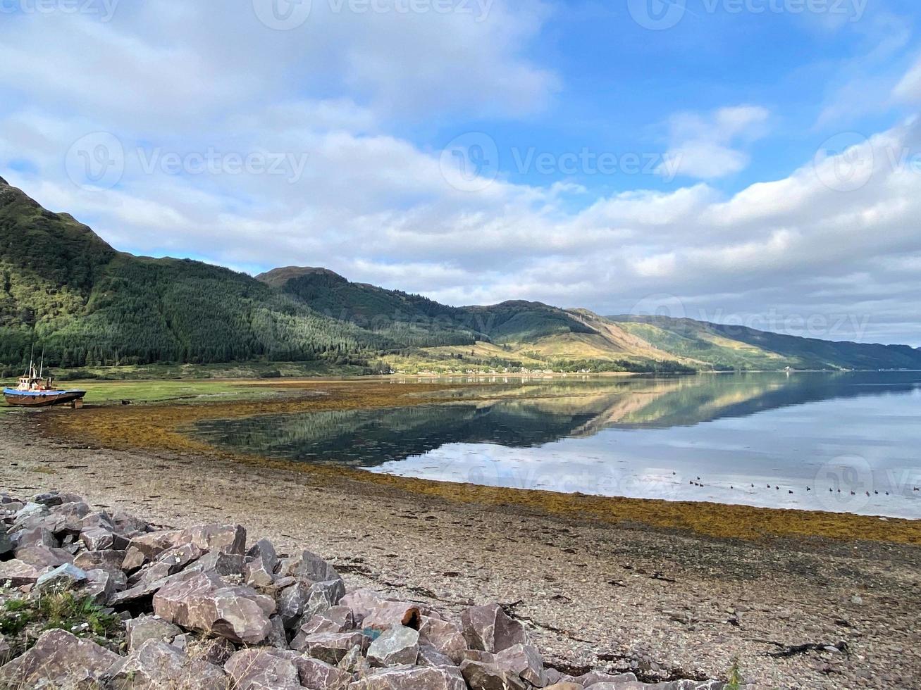 A view of the Scottish Coastline near the Isle of Skye photo