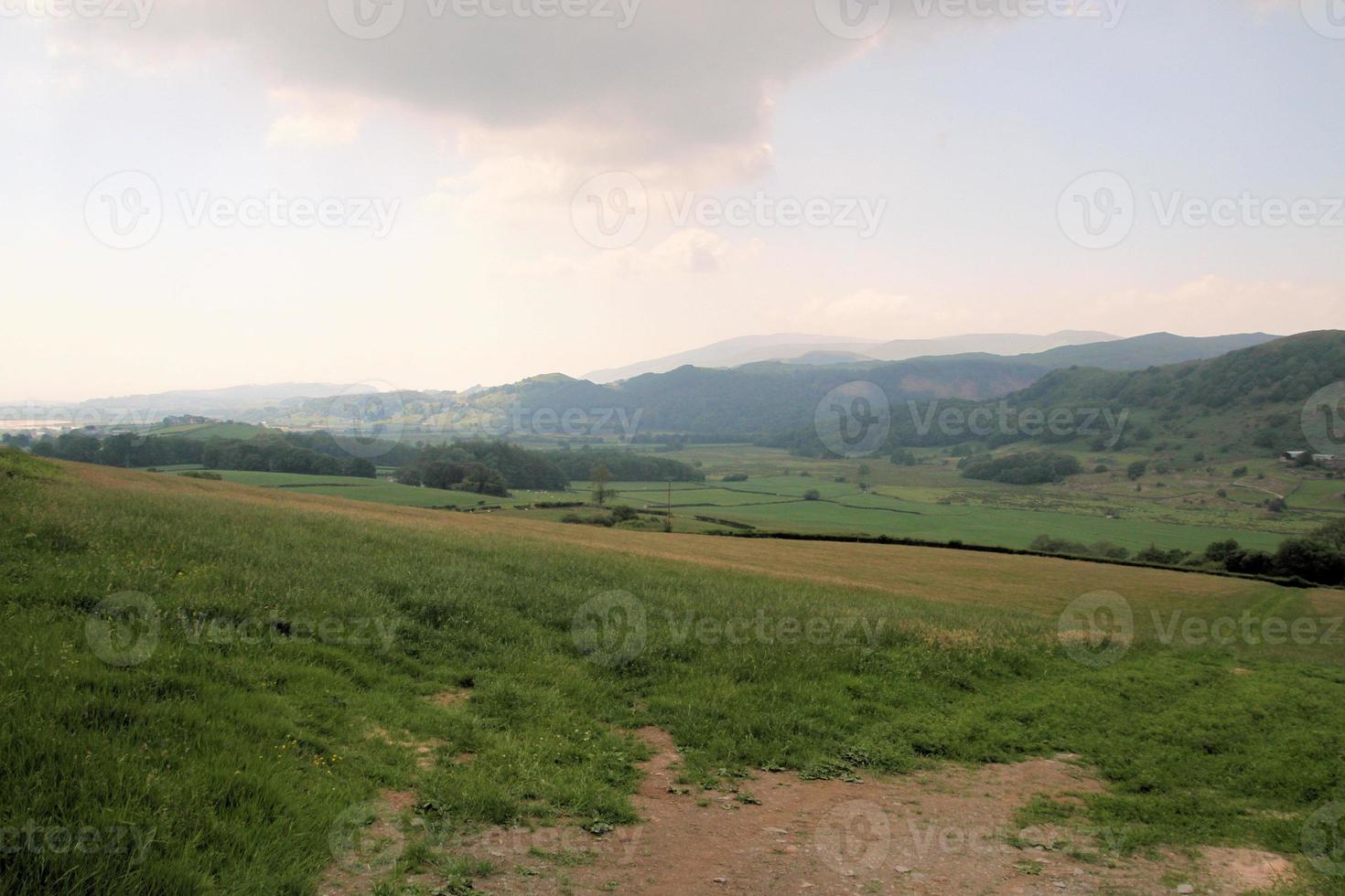 A view of the Lake District in Cumbria near Coniston photo