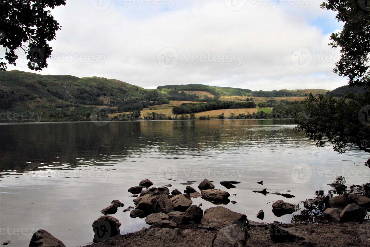 A view of Lake Ullswater in the Lake District photo