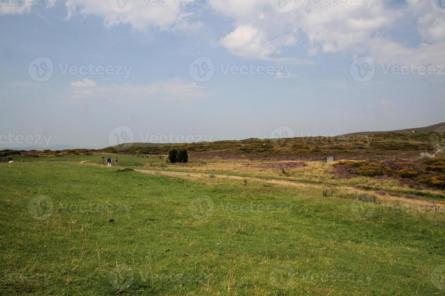 A view of the Welsh Countryside inear Llangollen at the Horseshoe Pass photo