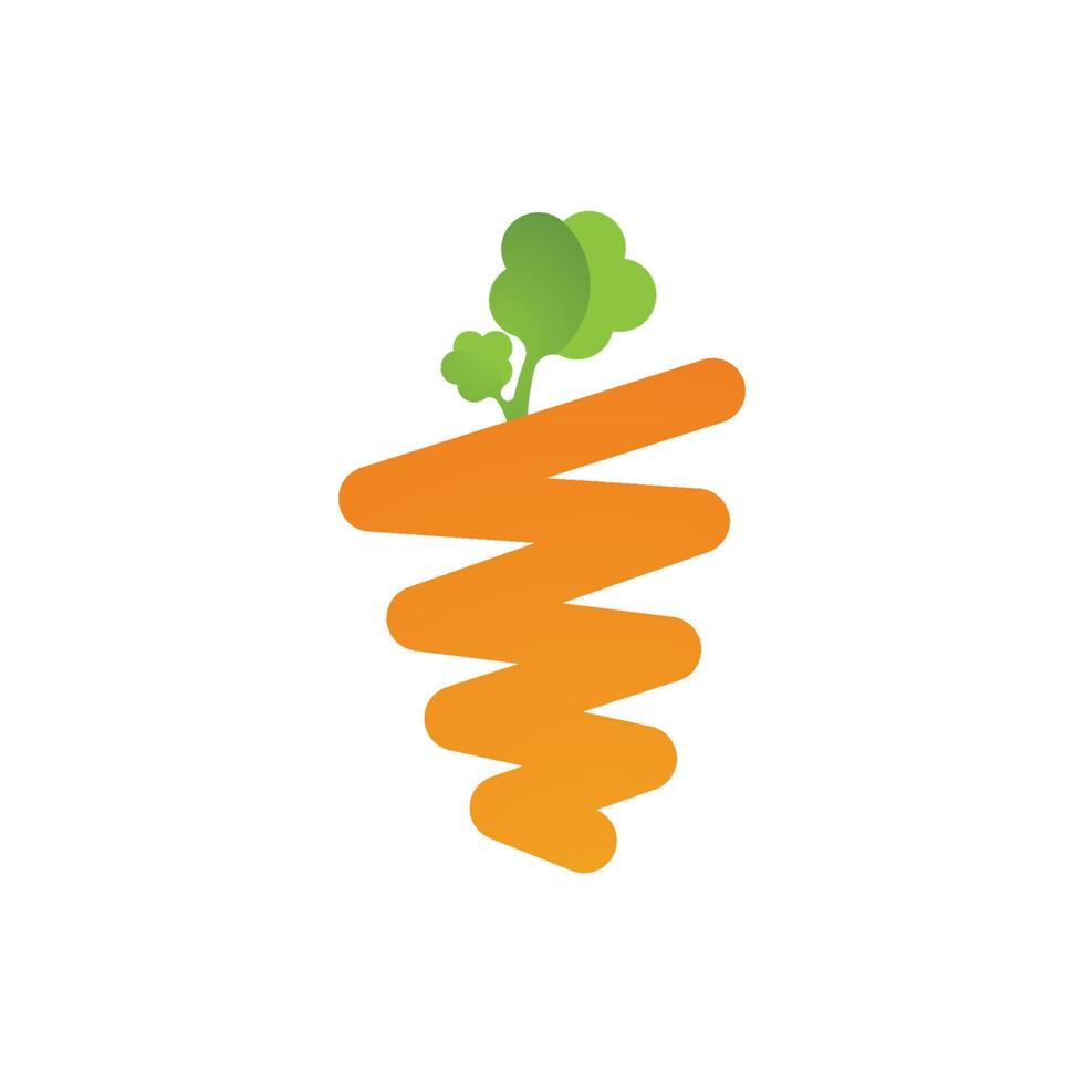 Carrot logo vector