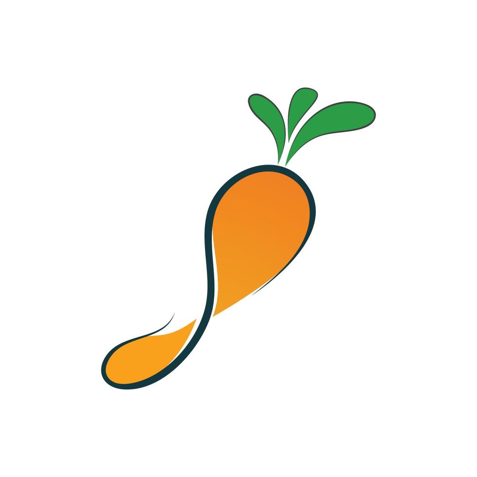 Carrot logo vector