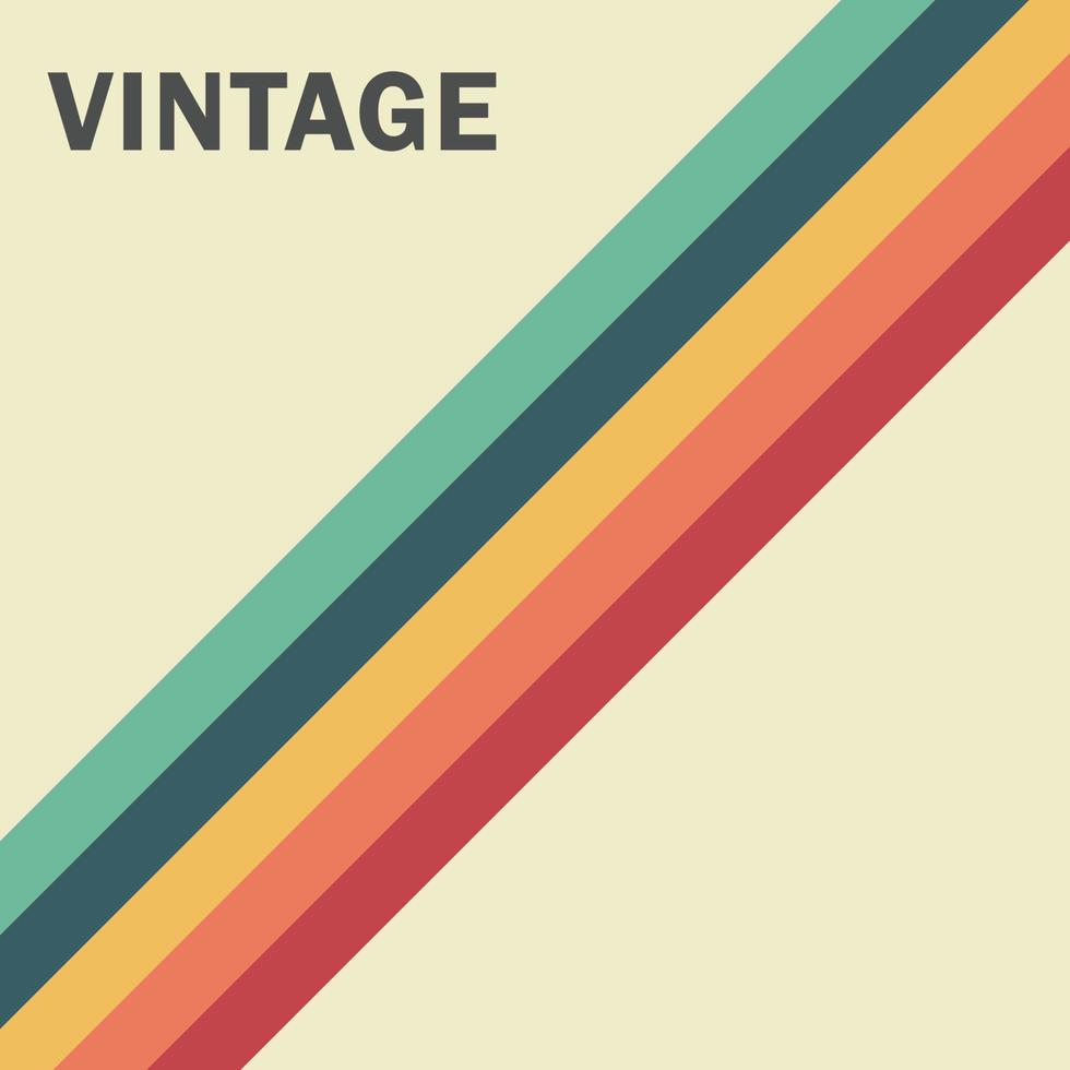 fondo vintage con colores vintage vector