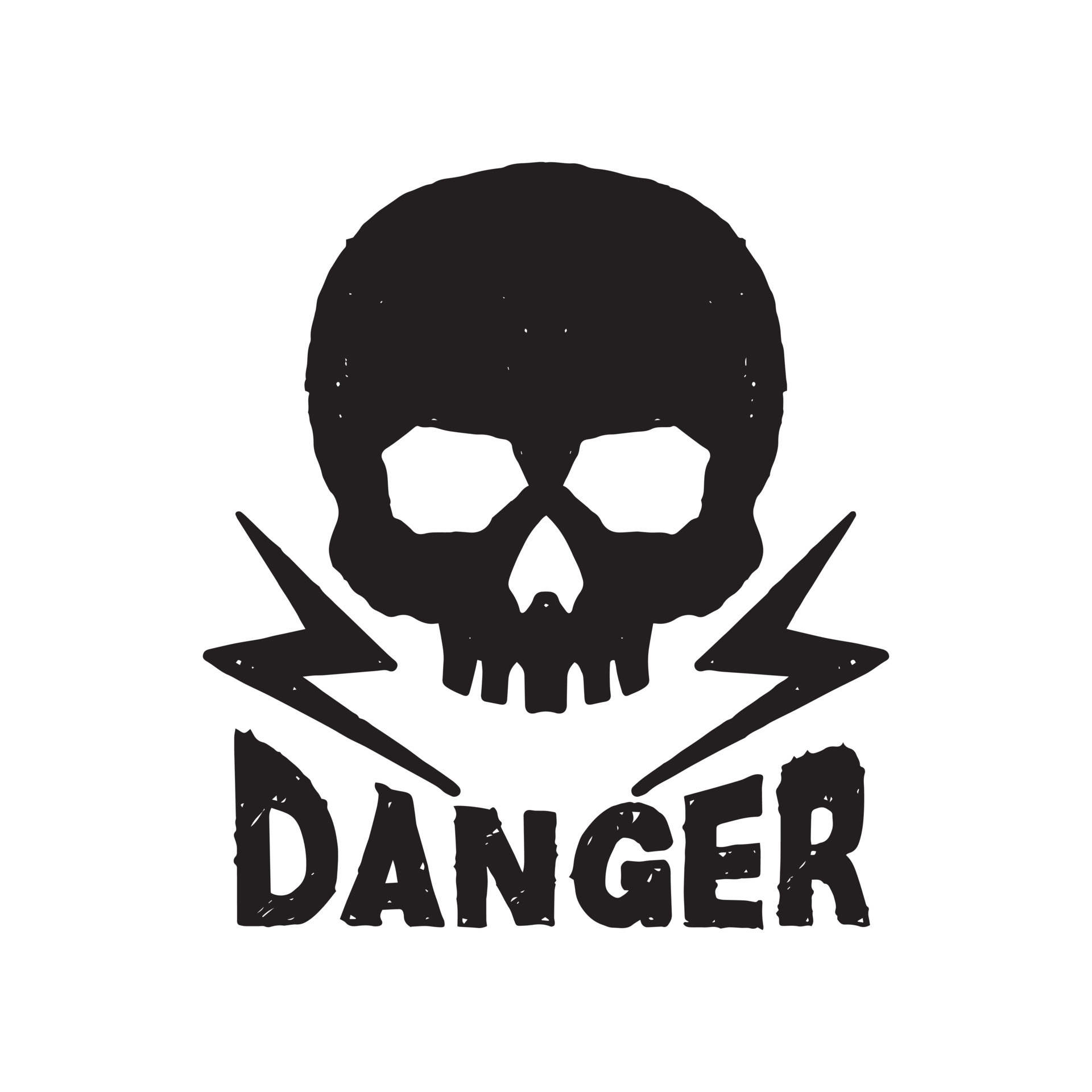 Danger Evil Skull Tattoo Vector Images over 12000