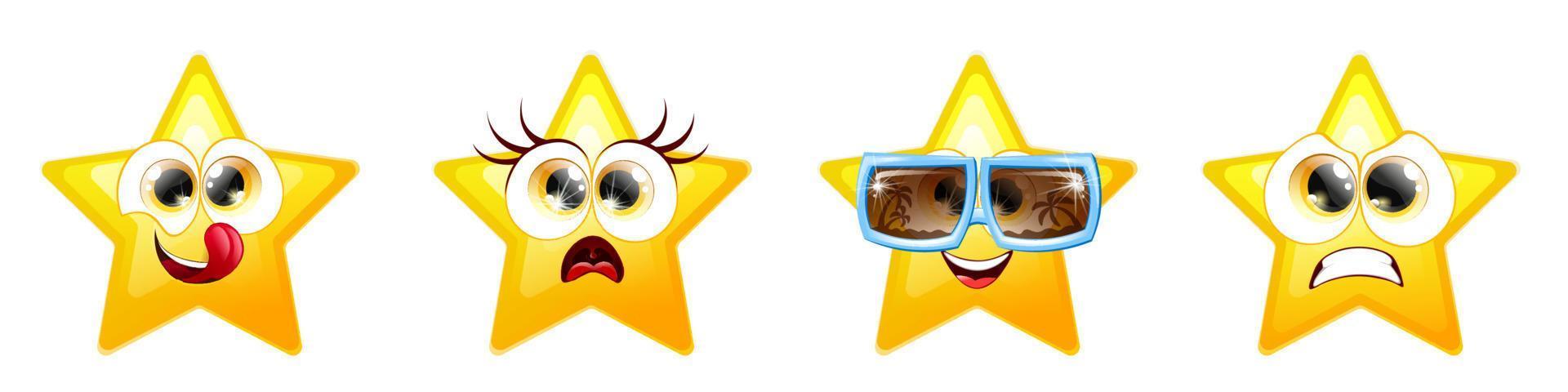 emoji estrella 2 vector