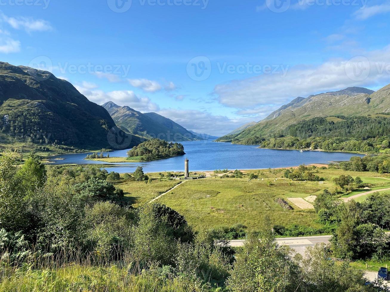 A view of Loch Shiel in Scotland near Glenfinnan photo