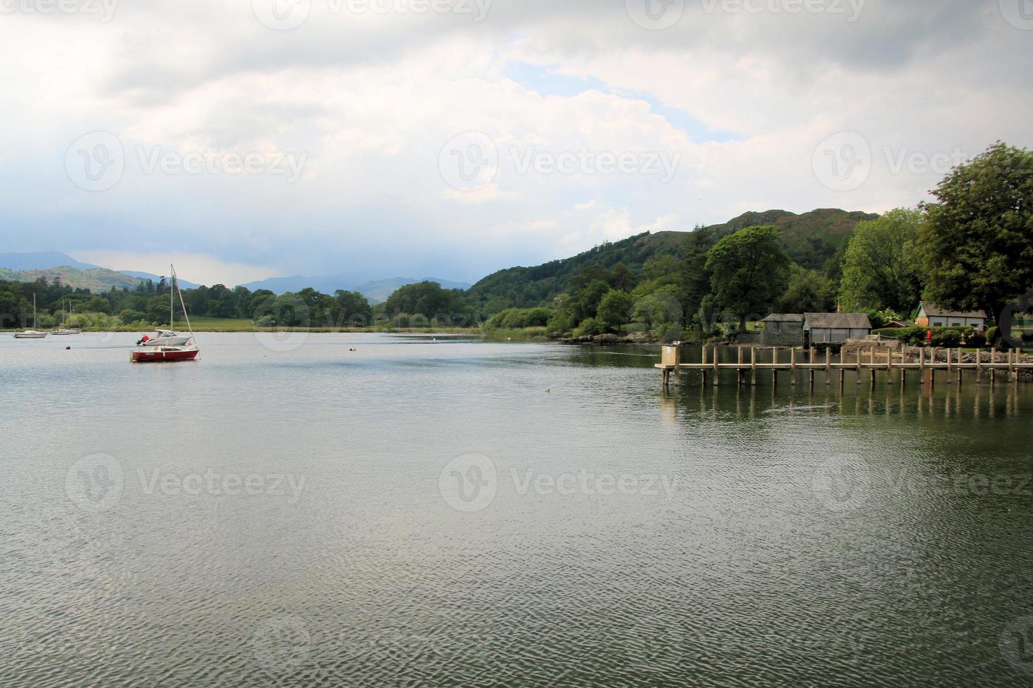 A view of the Lake District in Cumbria near Coniston photo