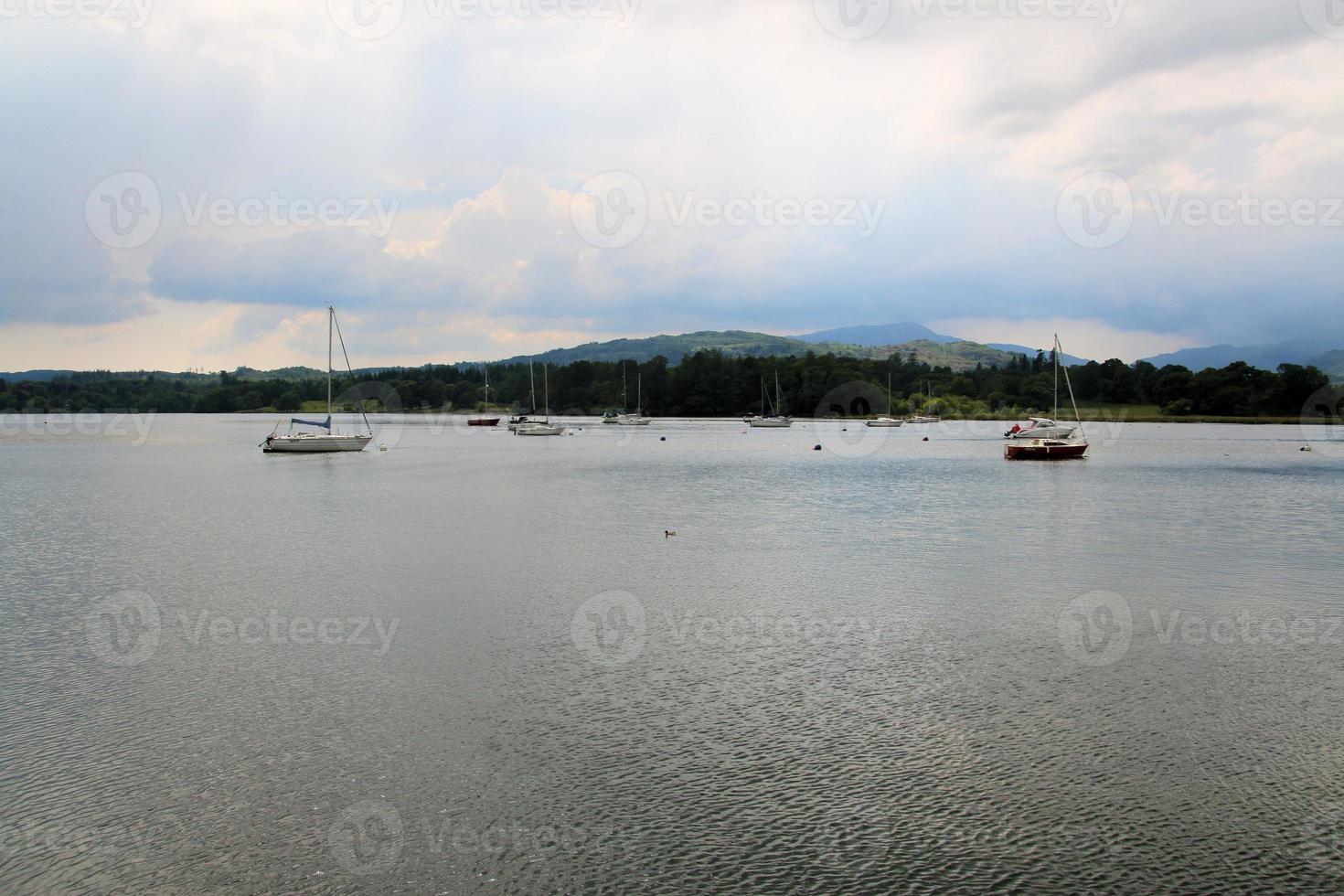 A view of the Lake District in Cumbria near Coniston photo