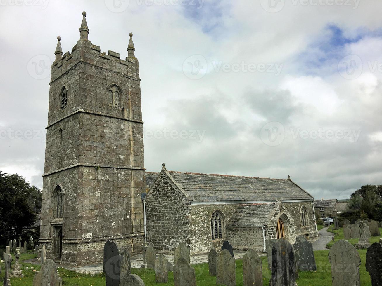 A view of St Endellion Church in Cornwall photo