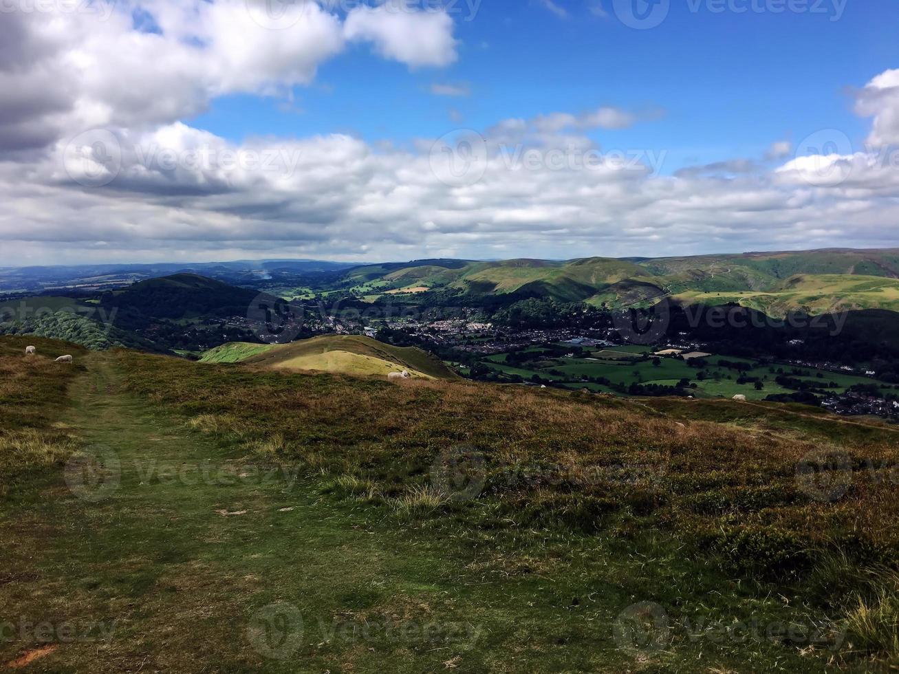 A view of the Caradoc hills in Shropshire photo