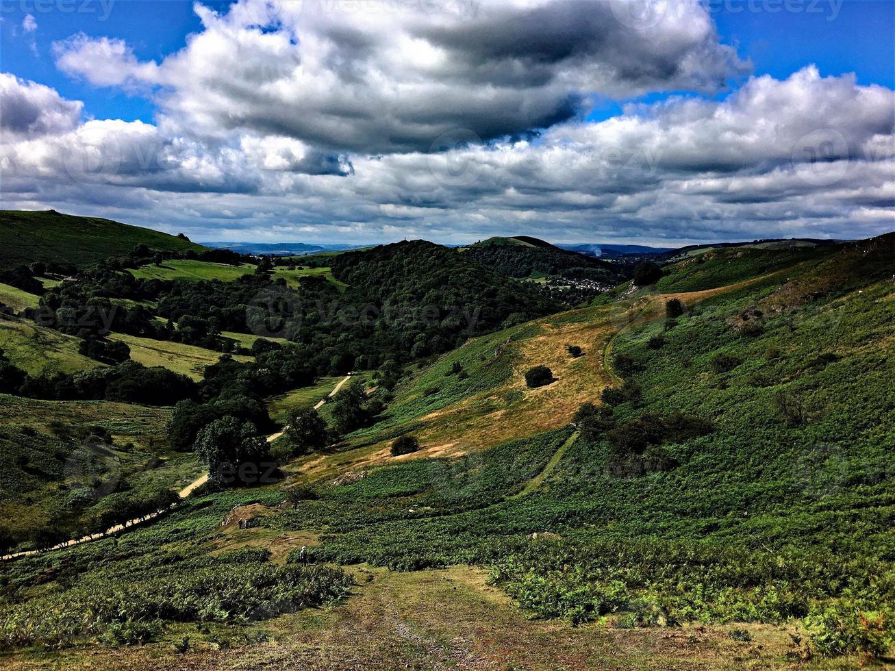 A view of the Caradoc hills in Shropshire photo