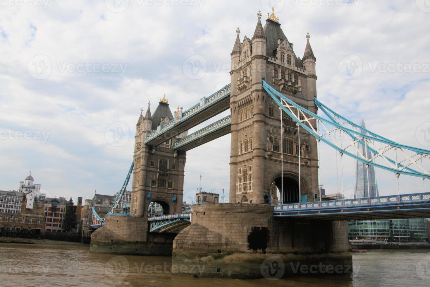 A view of Tower Bridge in London photo