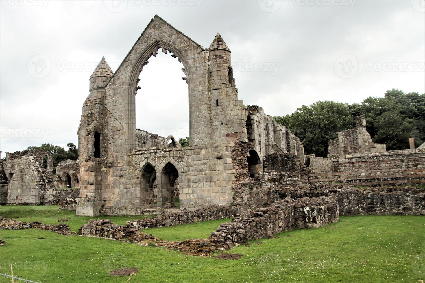 A view of Haughmond Abbey near Shrewsbury in Shropshire photo