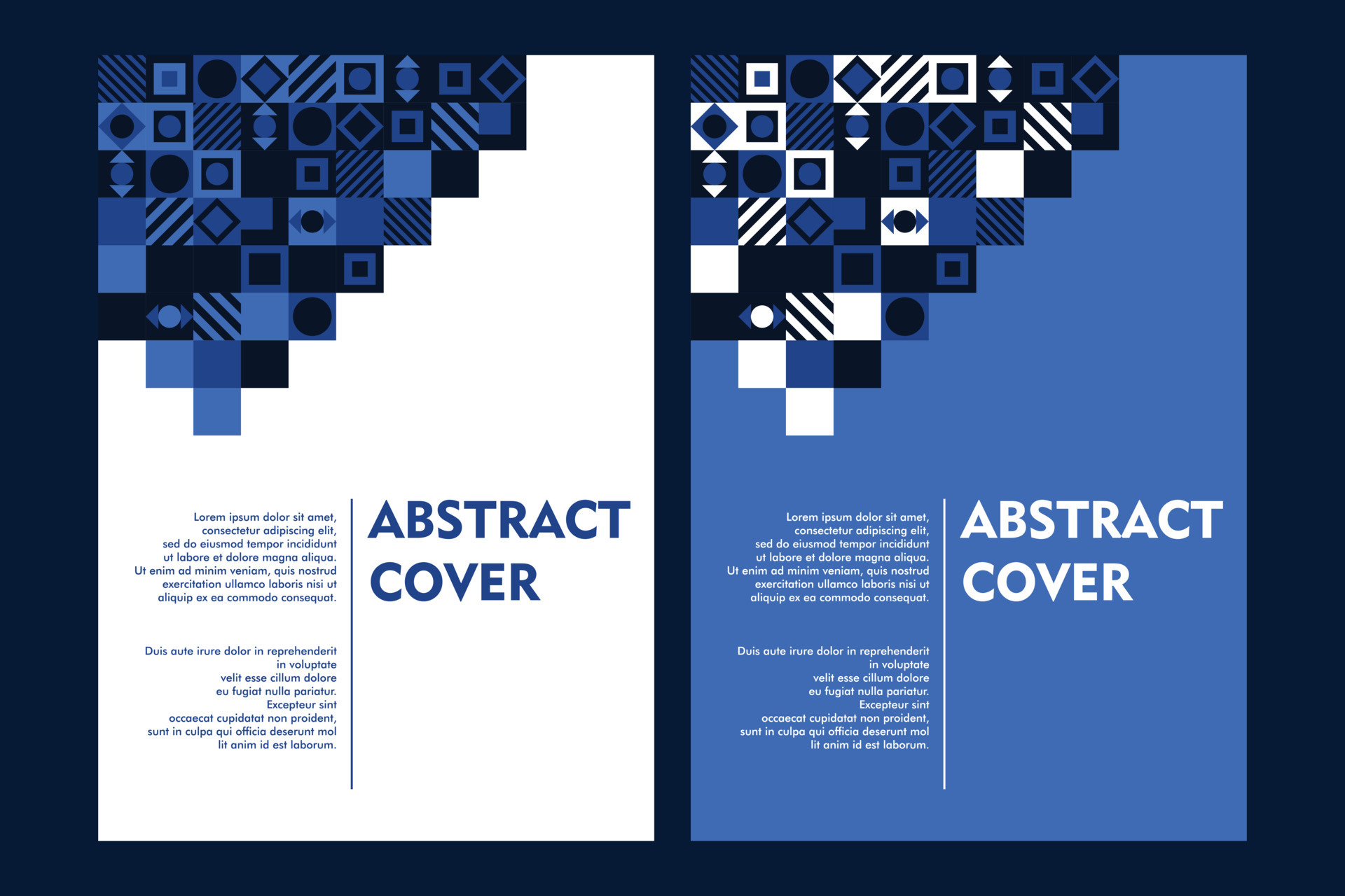 portada de geometría abstracta para libro, revista, dvd, catálogo y más.  con alta resolución y formato eps editable 8731474 Vector en Vecteezy
