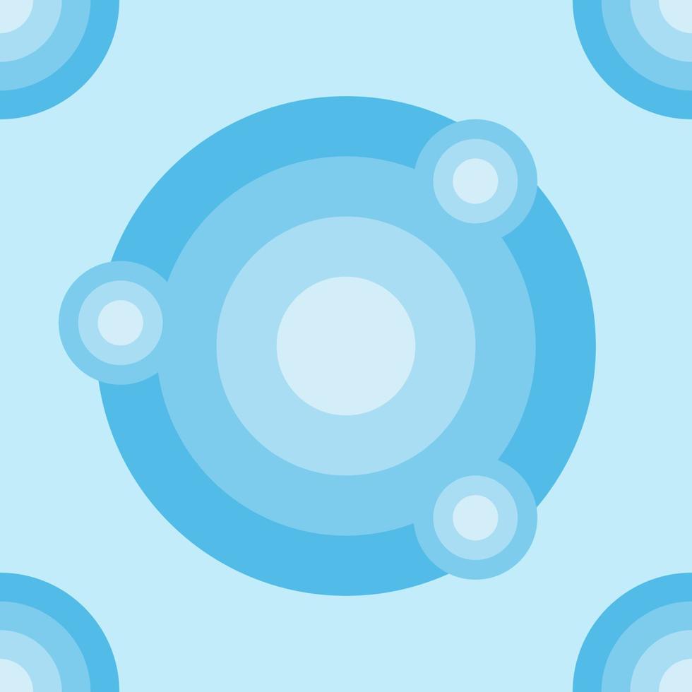 plantilla de diseño de fondo de patrón sin costuras de elipse abstracta, cian, azul claro vector