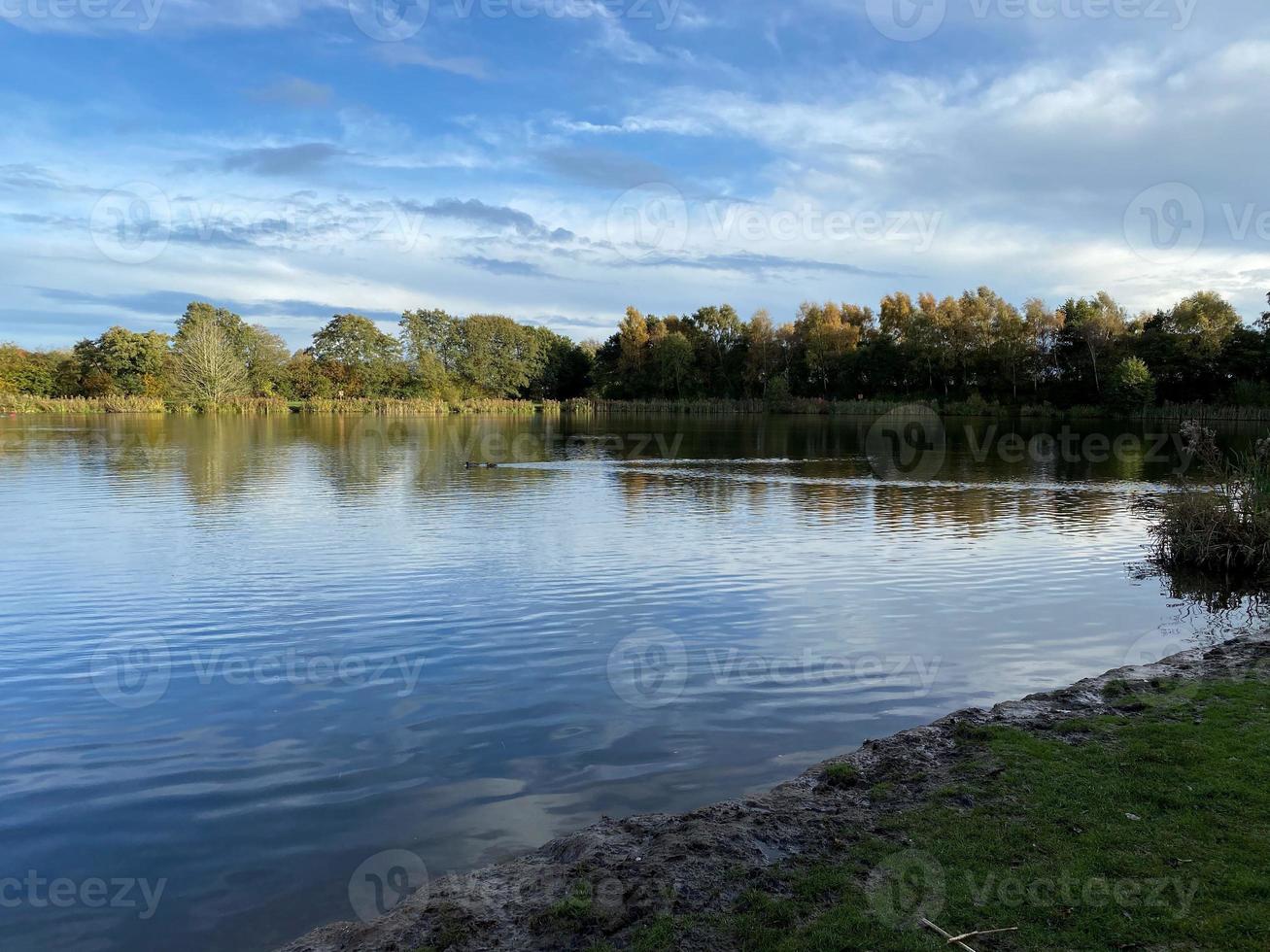 A view of Alderford Lake near Whitchurch photo