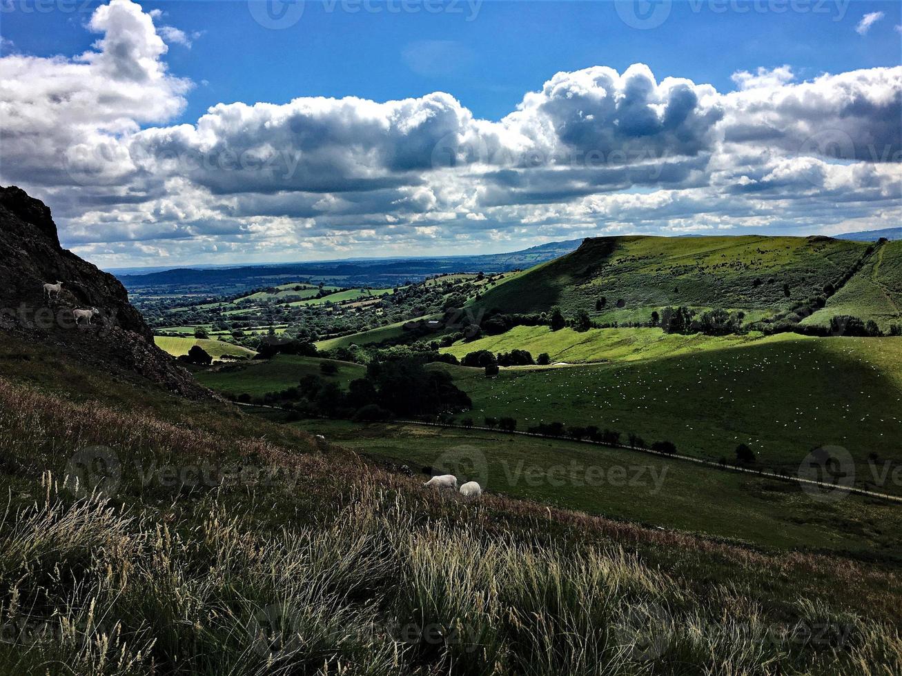 A view of the Caradoc hills in Shropshire photo