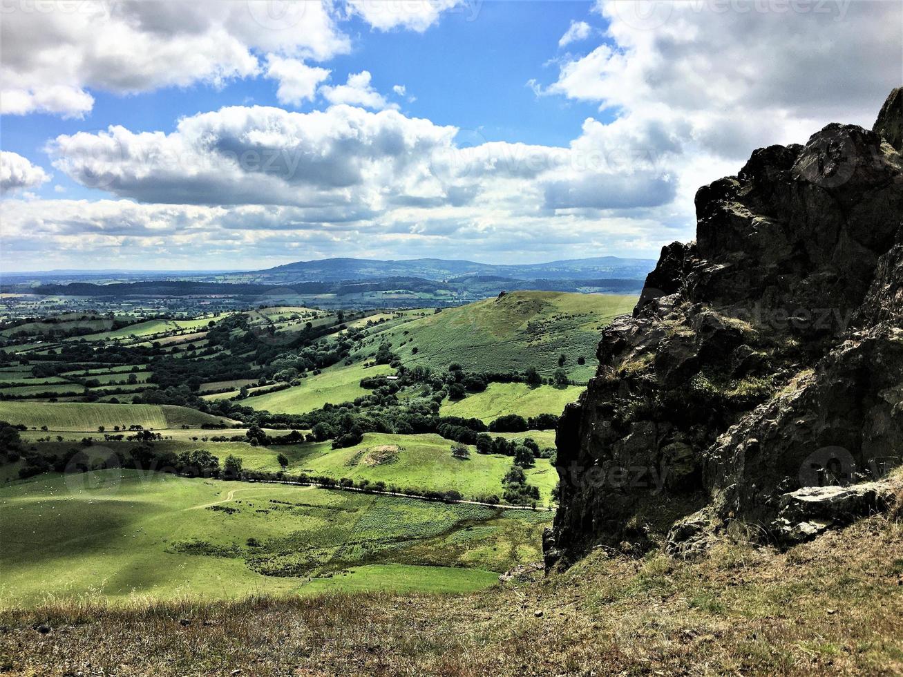 A view of the Caradoc hills in Shropshire photo