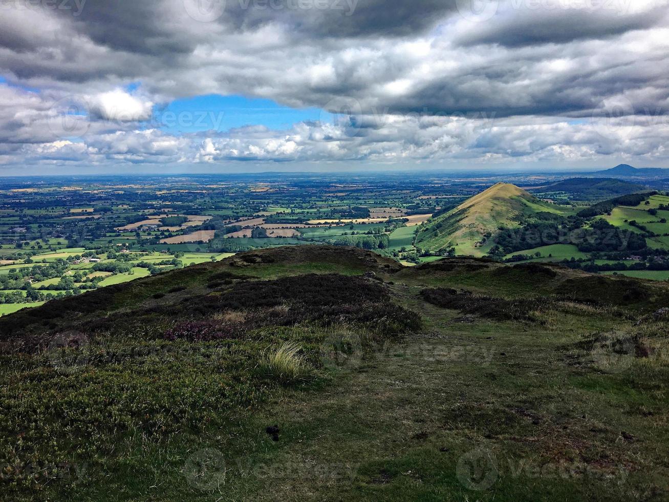 A view of the Caradoc hills in Shropshire photo