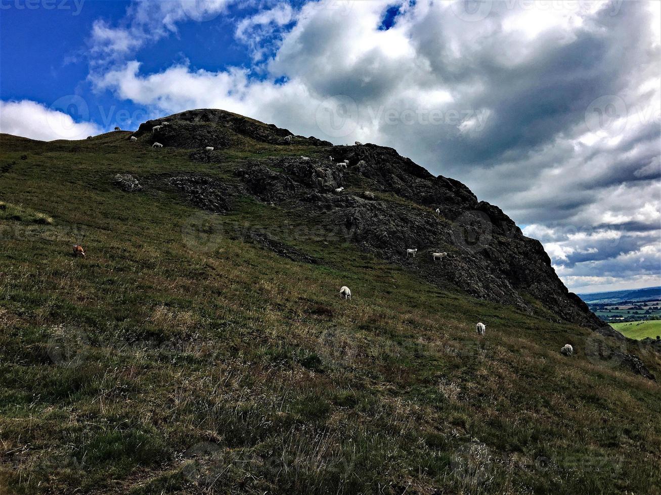 A view of the Caradoc hills in Shropshire photo