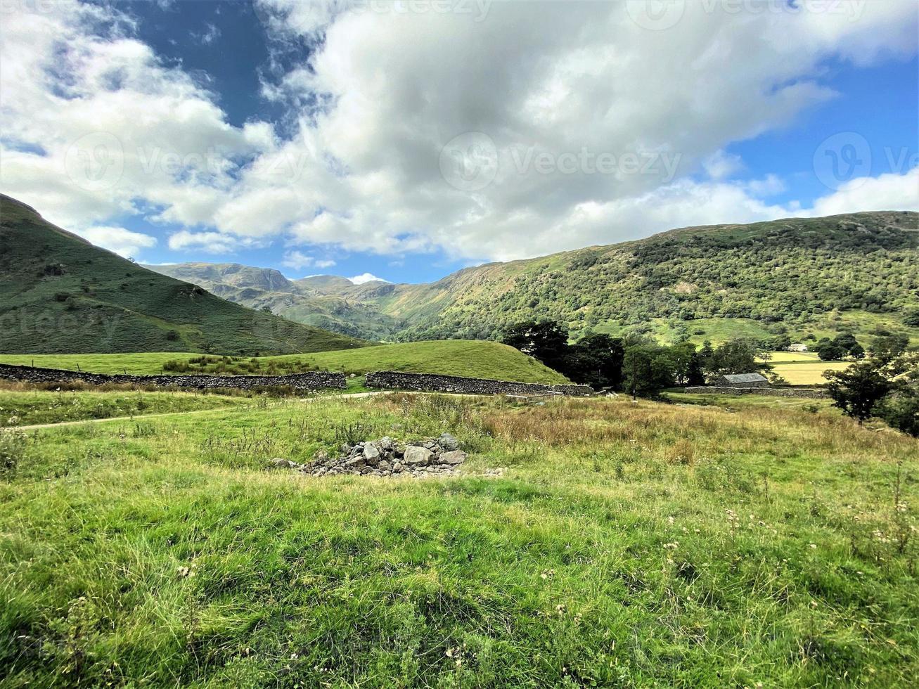 A view of the Lake District near Ullswater photo