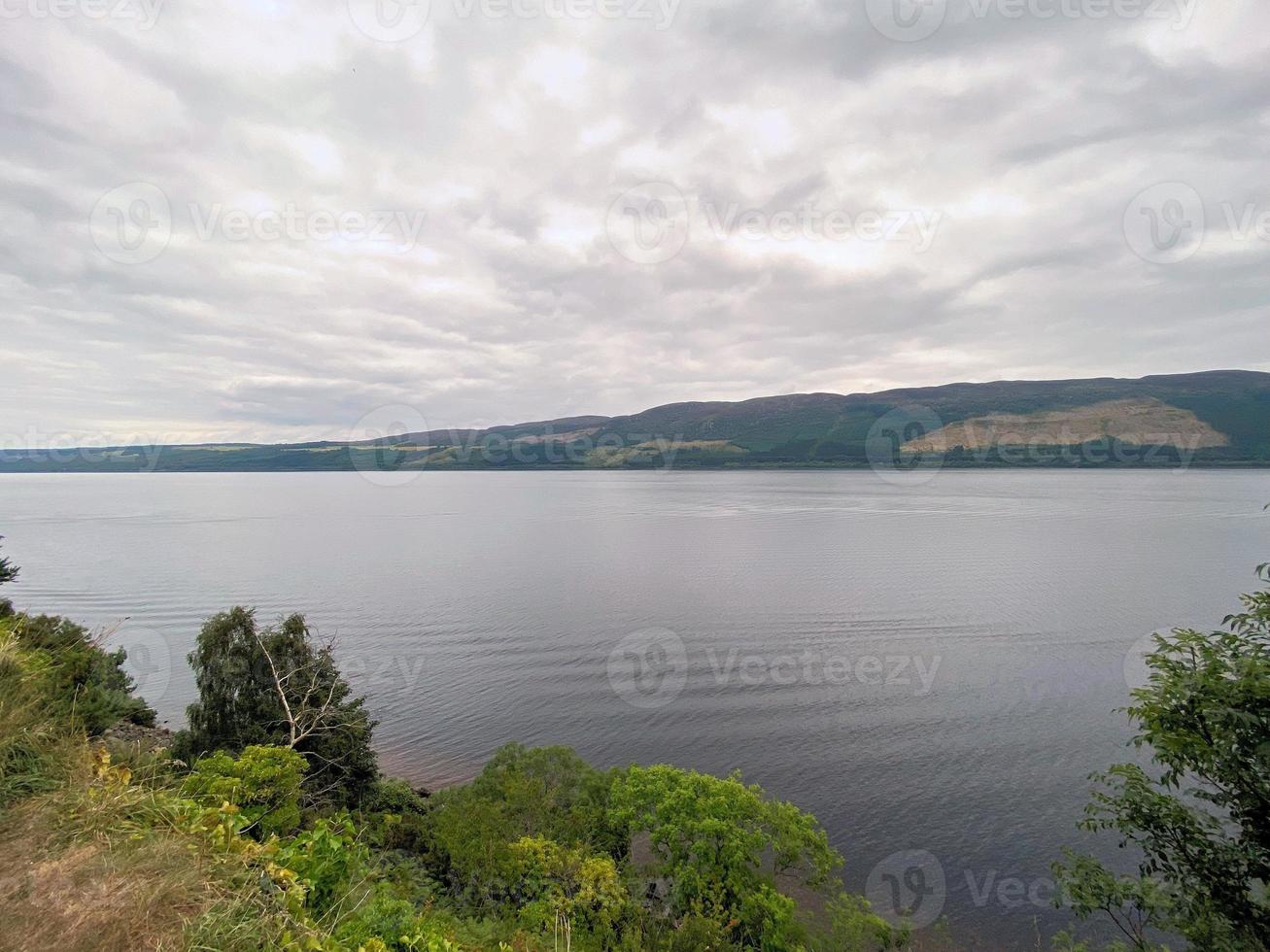 A view of Loch Ness in Scotland photo