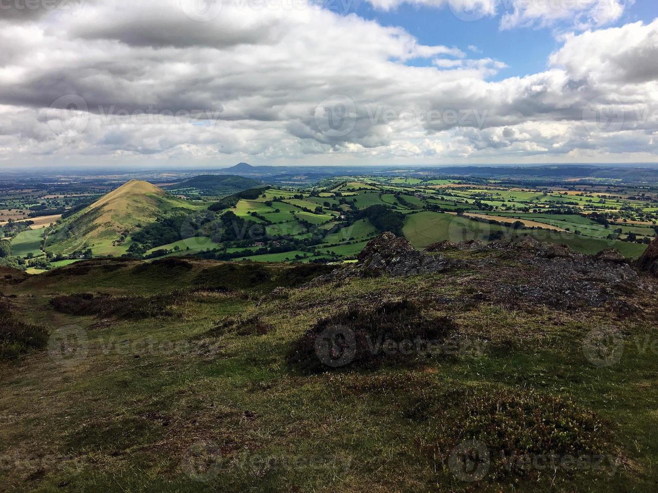 A view of the Caradoc hills in Shropshire photo