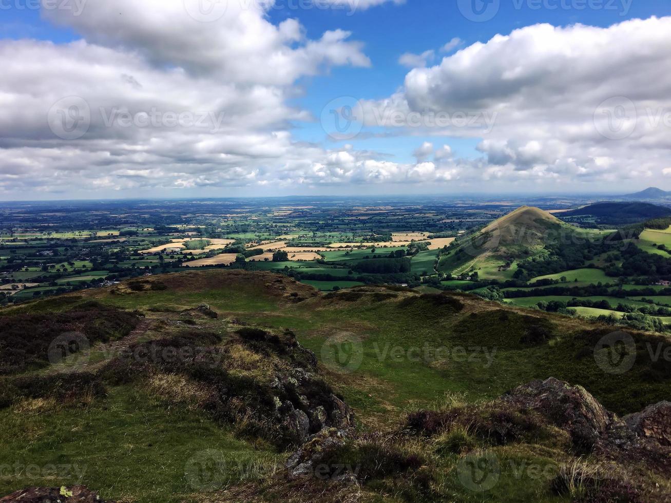 A view of the Caradoc hills in Shropshire photo