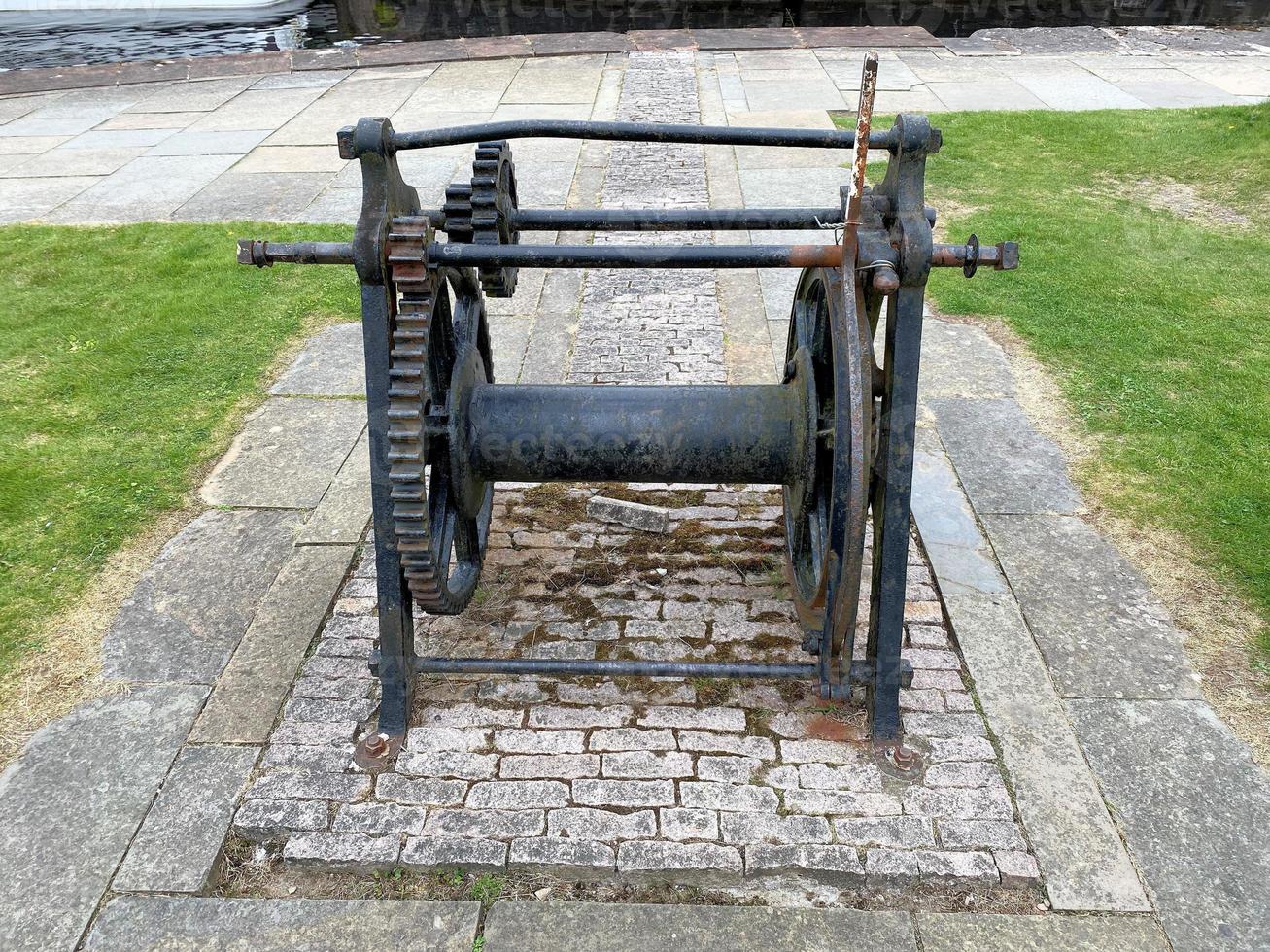 A view of a Lock Mechanism at Fort Augustus photo
