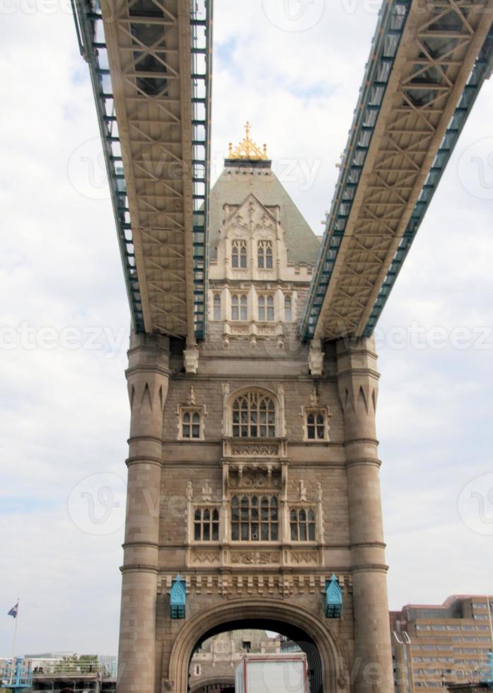 A view of Tower Bridge in London photo