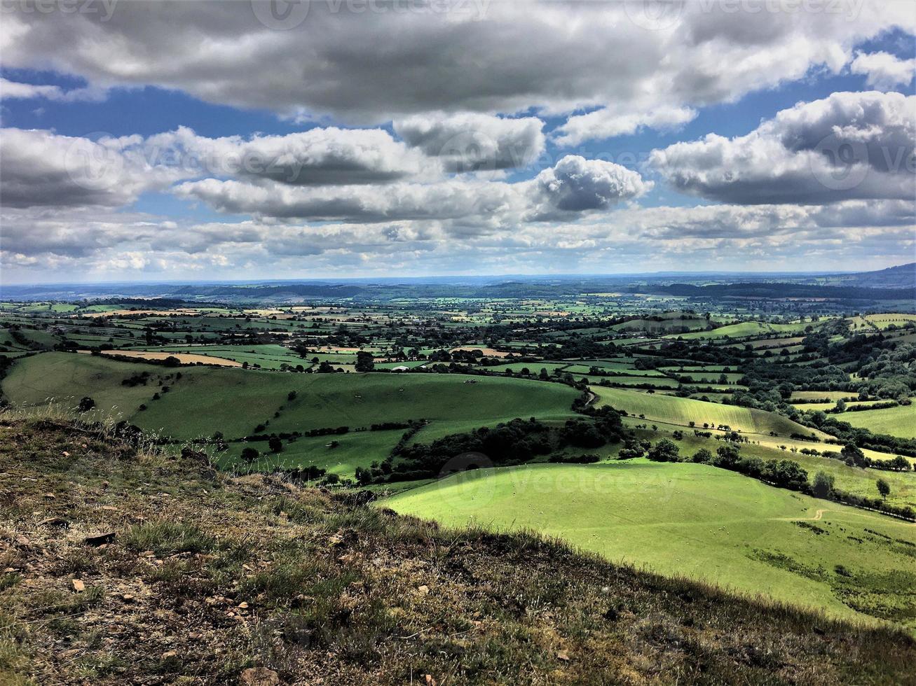 A view of the Caradoc hills in Shropshire photo