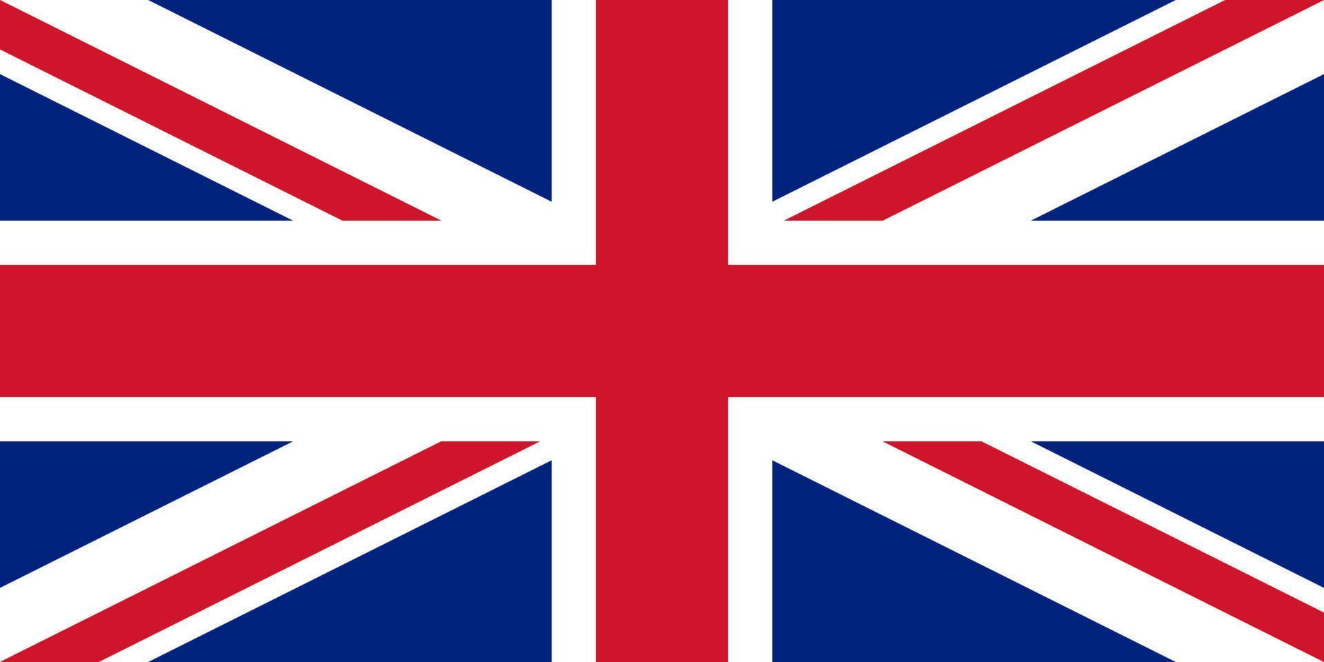 Flat Illustration of United Kingdom flag vector