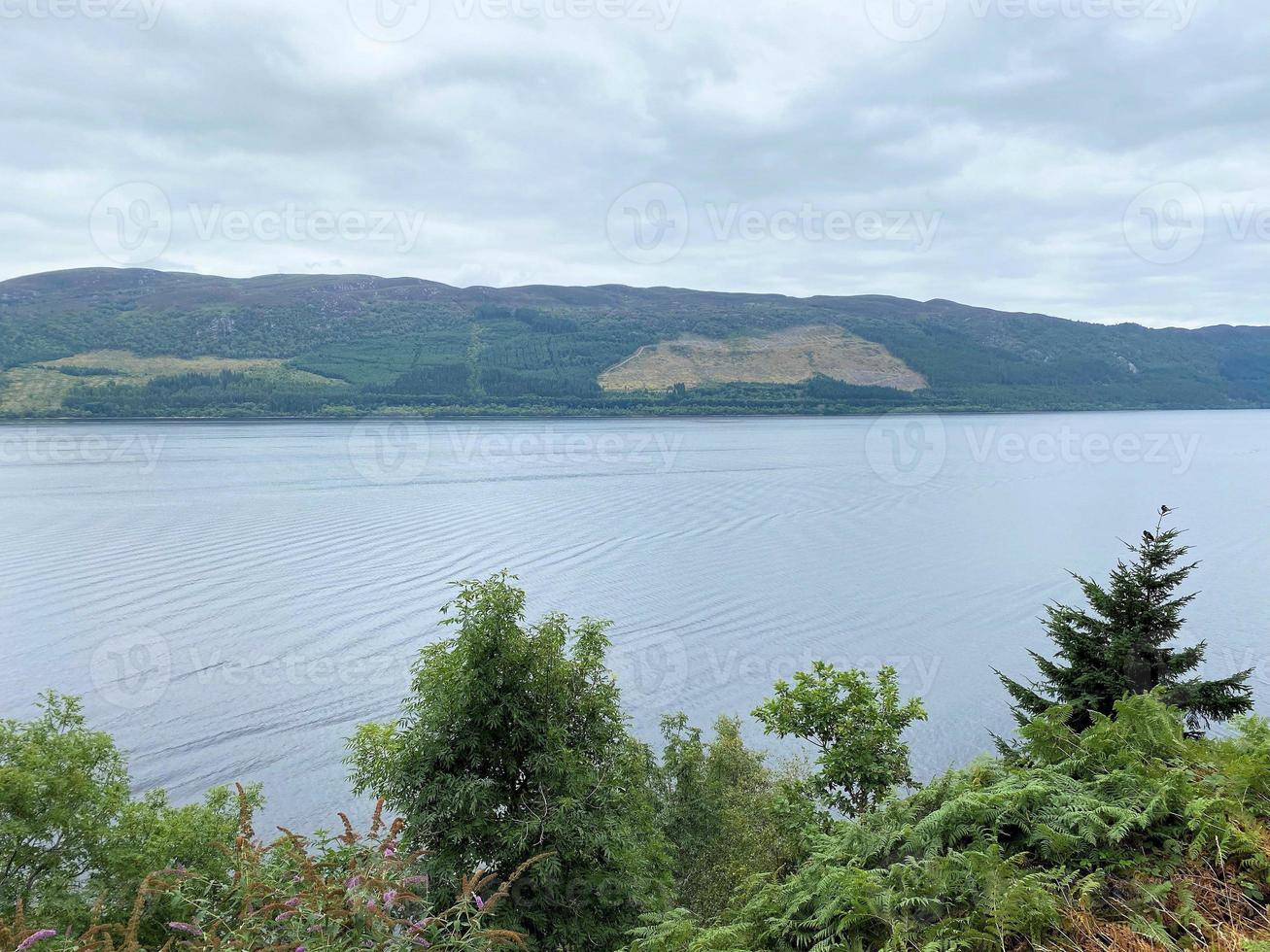 A view of Loch Ness in Scotland photo