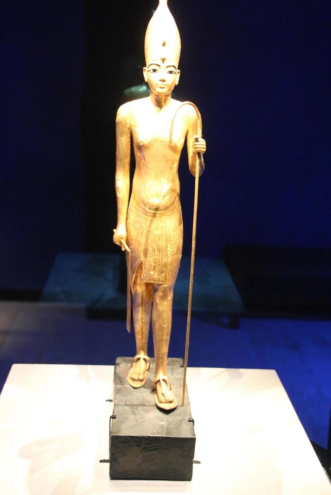 London in the UK in March 2020. A view of the Tutankhamun Exhibition in London photo