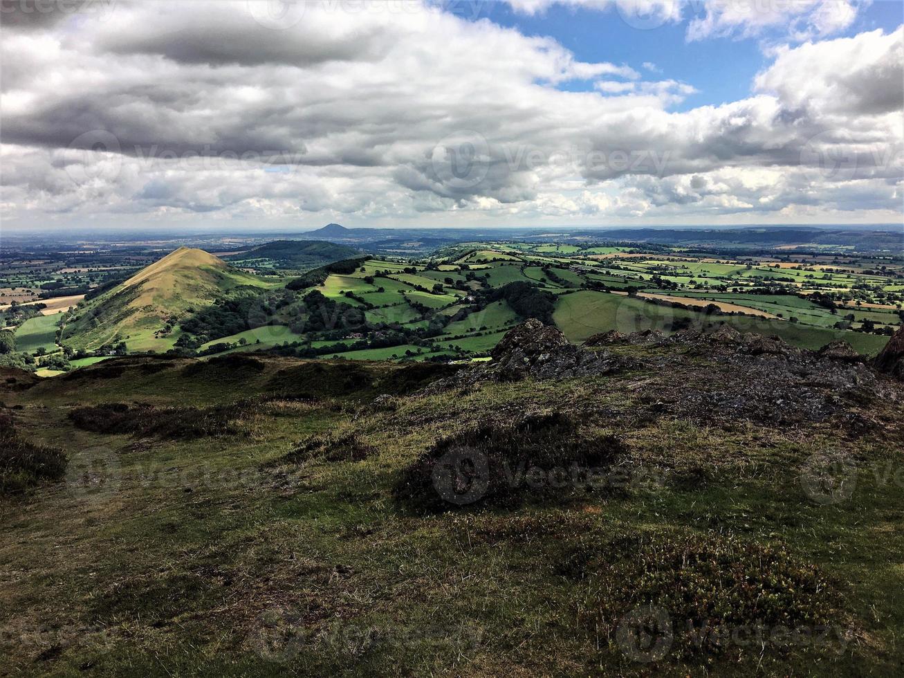 A view of the Caradoc hills in Shropshire photo