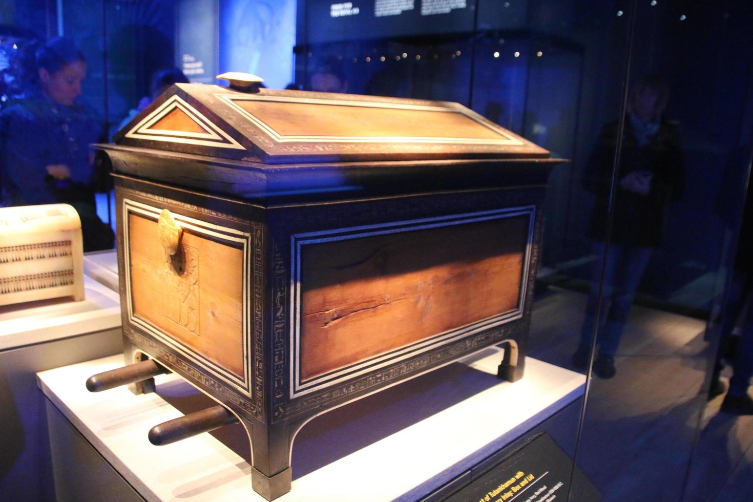 London in the UK in March 2020. A view of the Tutankhamun Exhibition in London photo