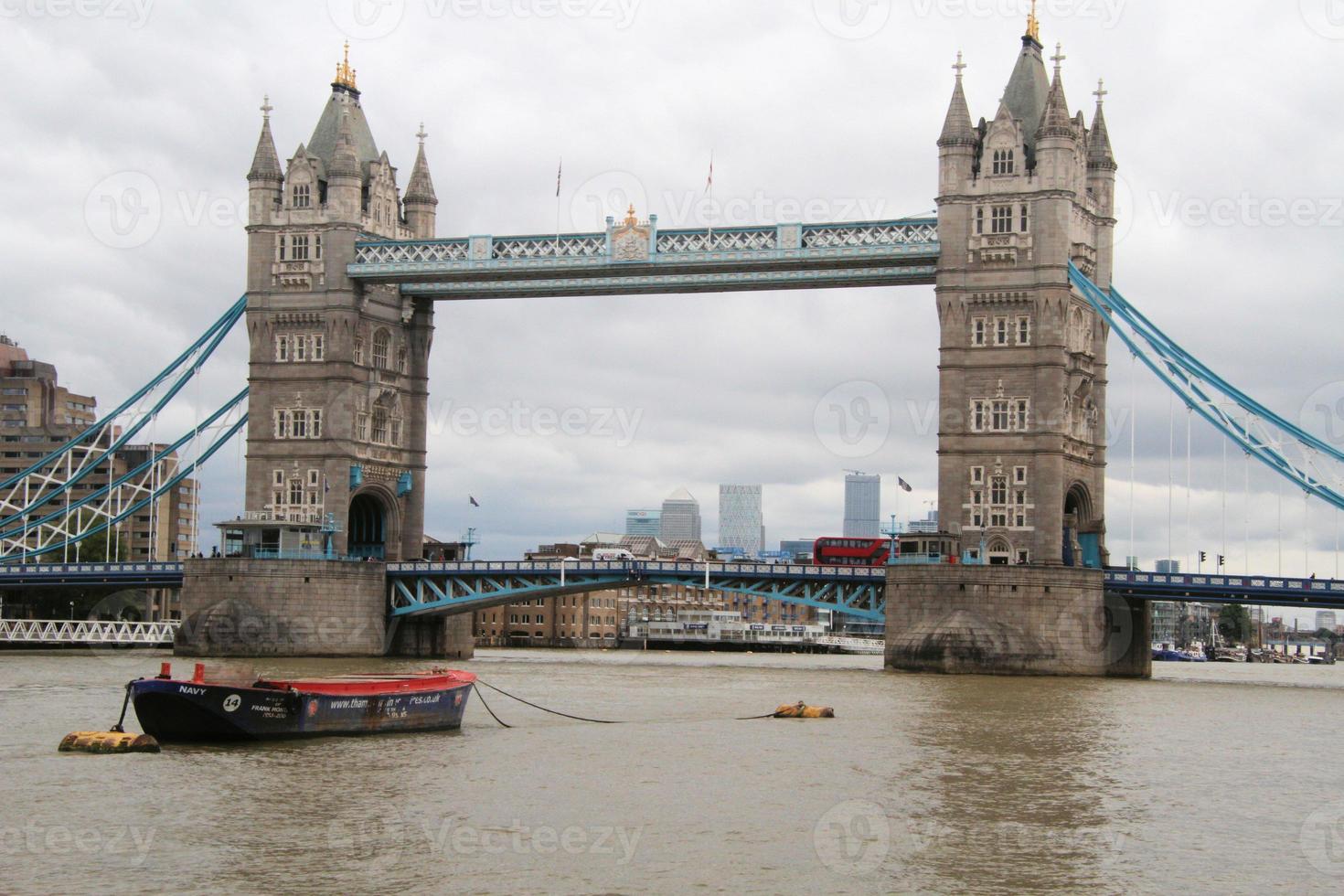 A view of Tower Bridge in London photo