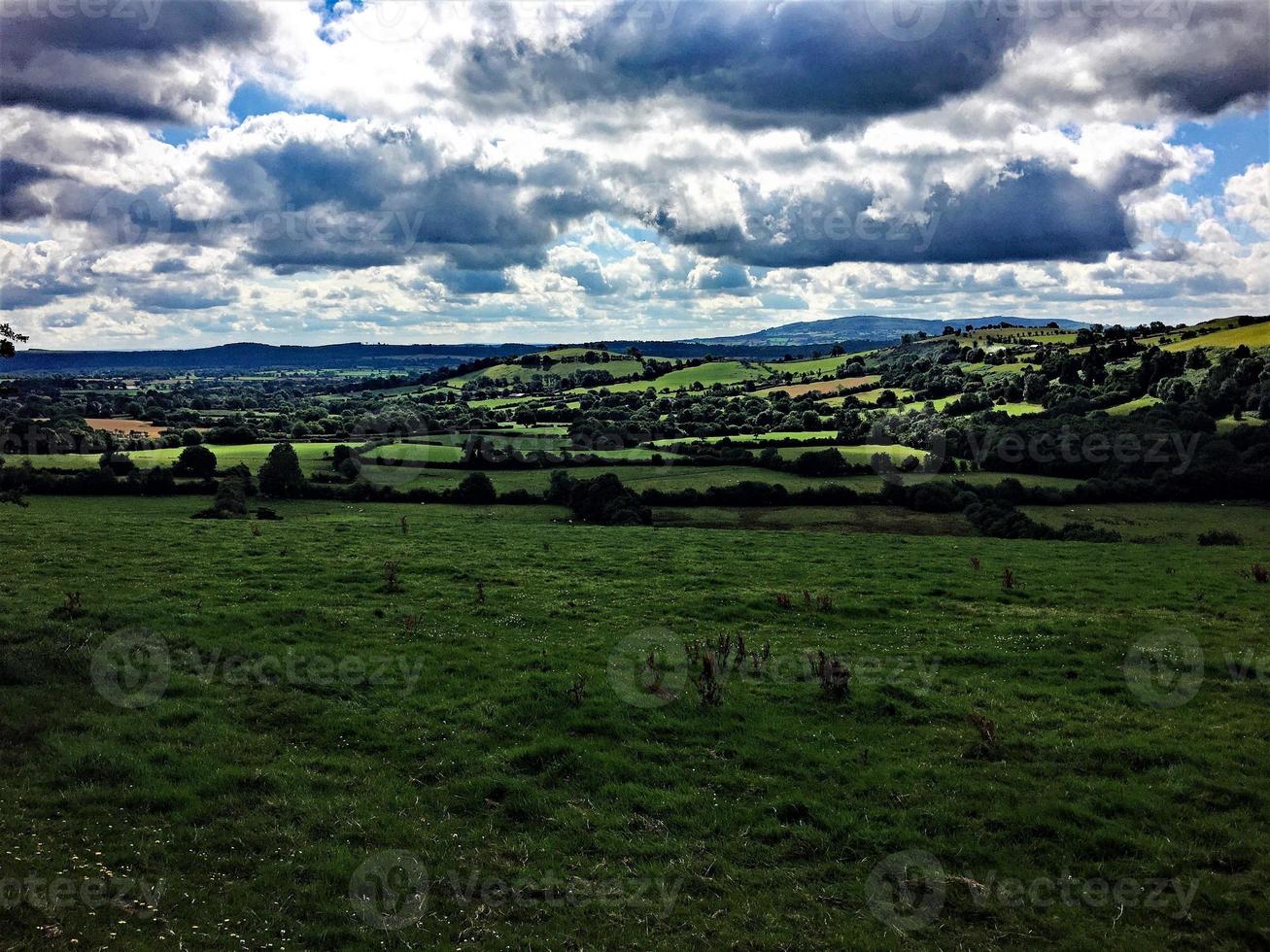 A view of the Caradoc hills in Shropshire photo