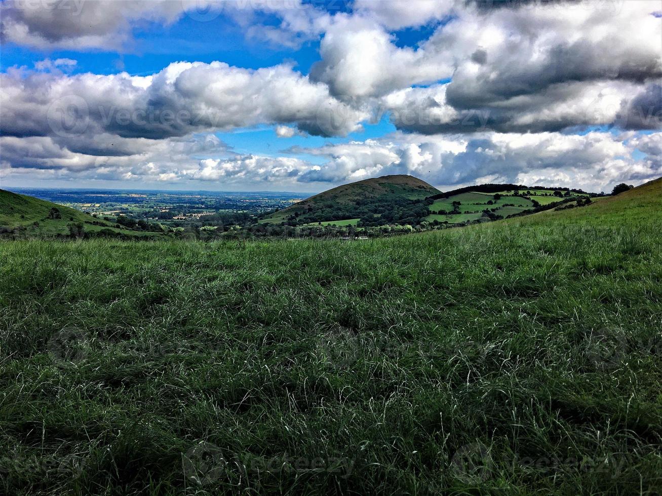 A view of the Caradoc hills in Shropshire photo